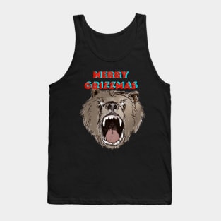 Merry Grizzmas Tank Top